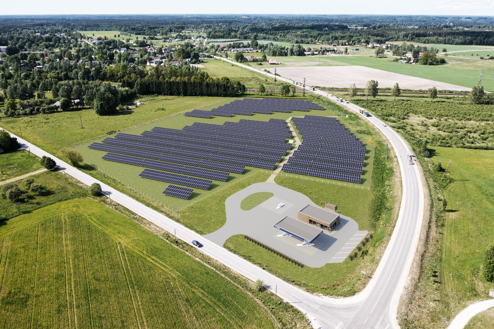 Citadele will co-finance the construction of Merito Partners largest solar power plant located in Sigulda municipality