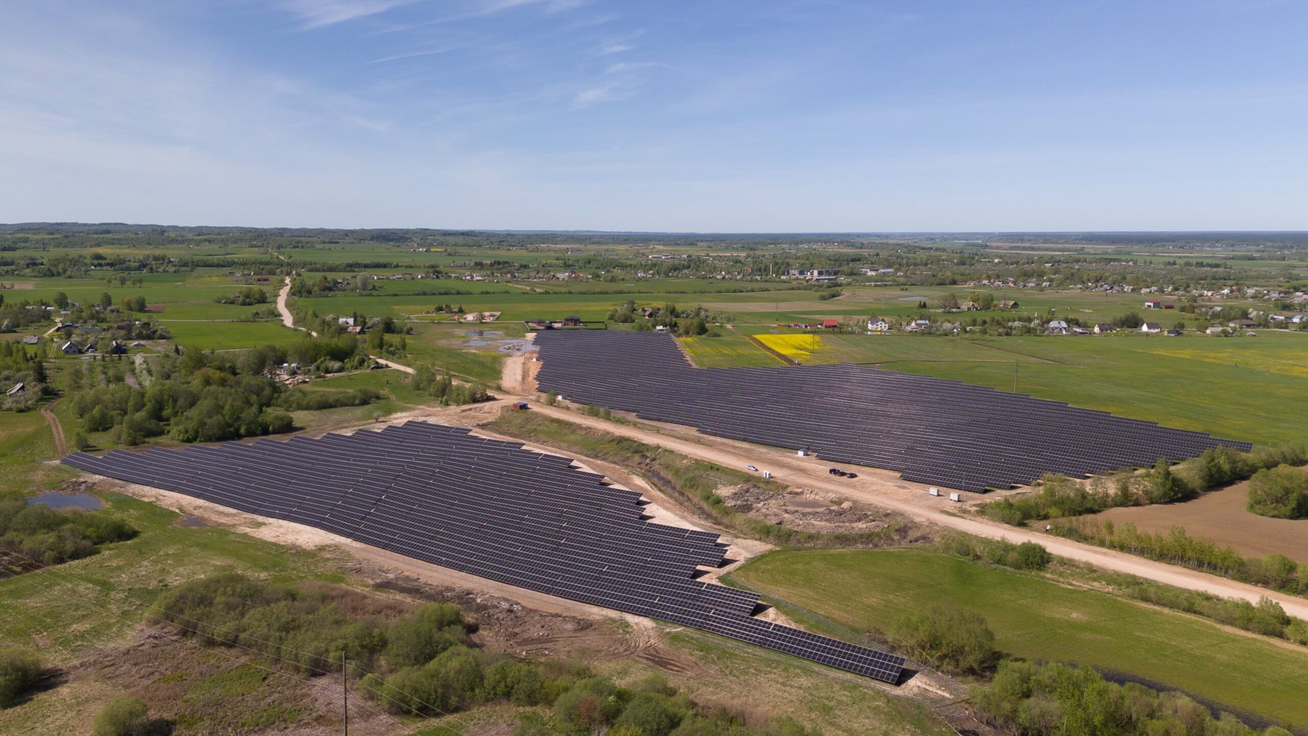 The largest solar power plant in Latvia commissioned near Daugavpils