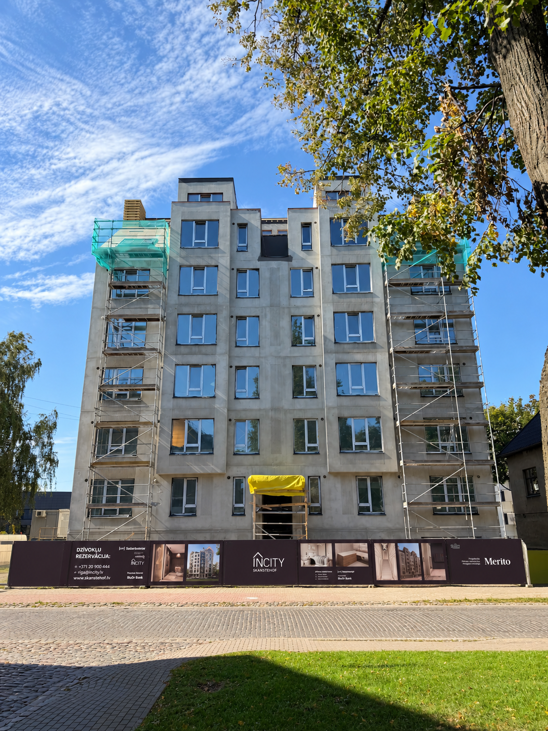 Hospitāļu 49, Skanstehof, under construction